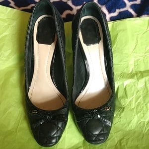 Dior Black Quilted Heels